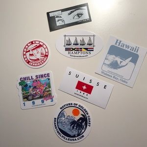 6 Brandy Melville stickers